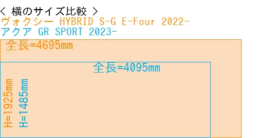 #ヴォクシー HYBRID S-G E-Four 2022- + アクア GR SPORT 2023-
